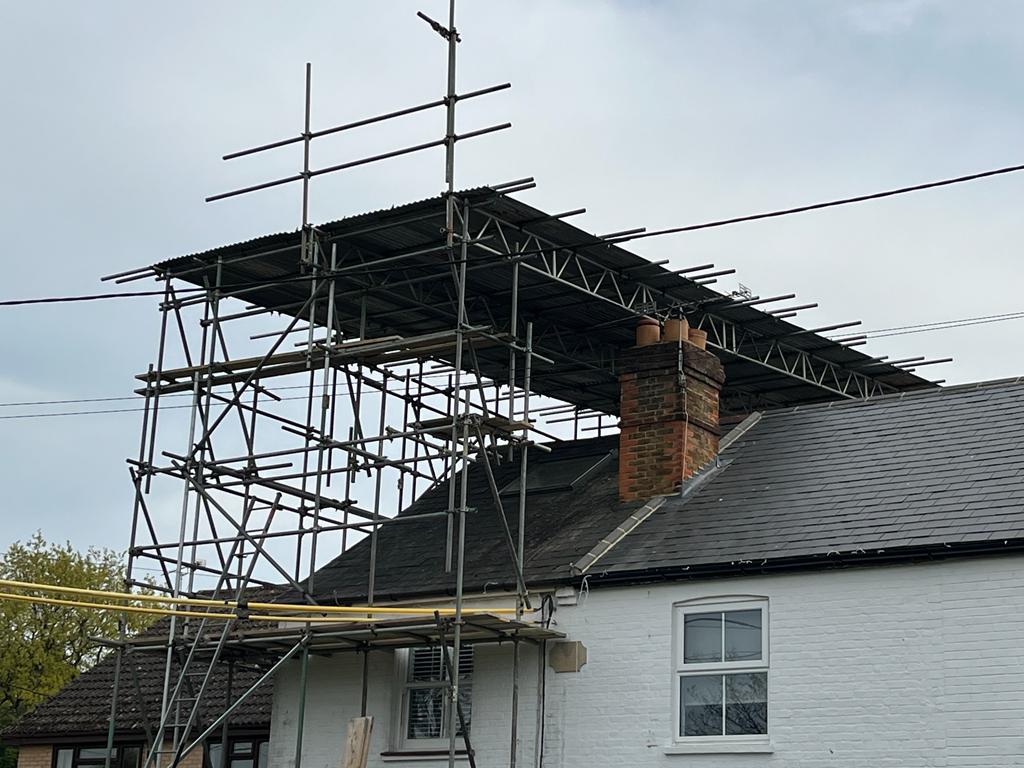 Tin Hat Scaffold Streets Heath West End Woking GU24