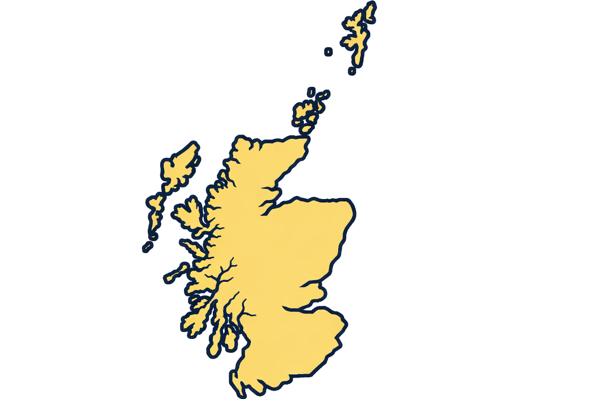 scotland map transparent